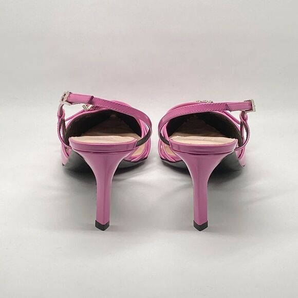 Gucci Seraphine 75MM Leather Slingback Pumps size 40 - Picture 10 of 16